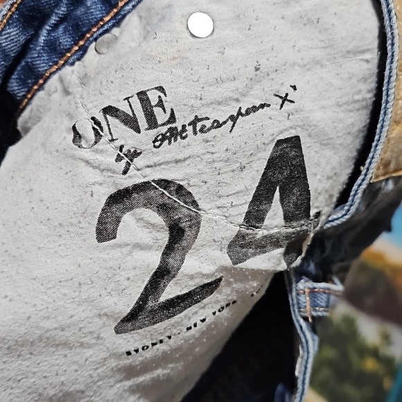 One Teaspoon Trashed Free Birds Jeans Size 24 - Picture 6 of 8